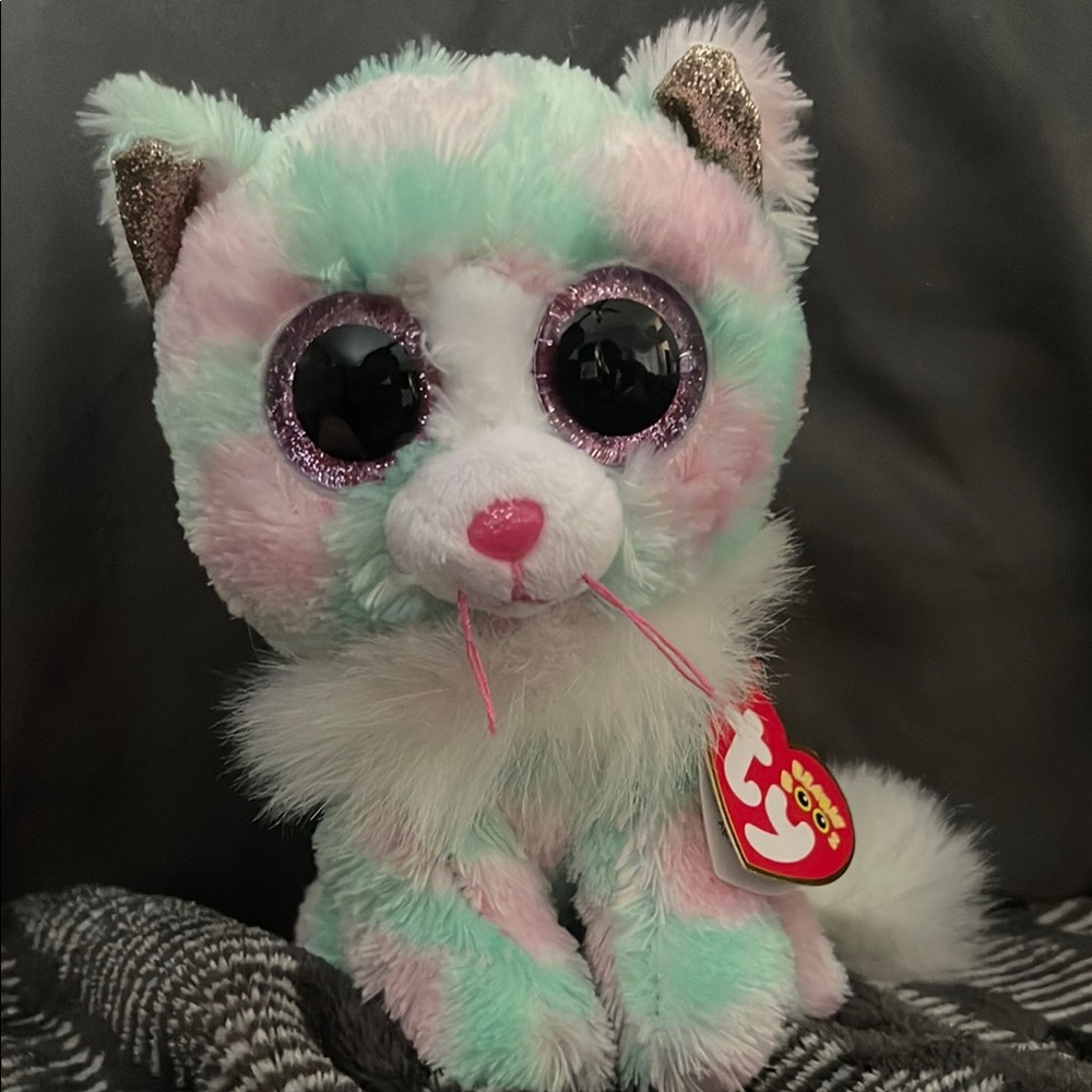 Ty Beanie Babies Fiona, Opal, Kiki, and Cassidy Set of Four Cats - Picture 3 of 5